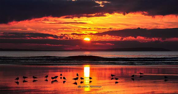 The Turbulent Sunset (Donegal)