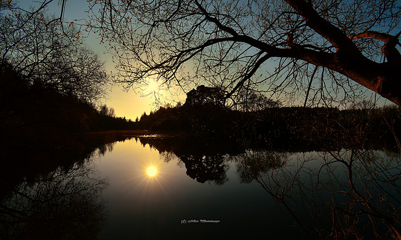 Calm Sunset on Castle Lake (Rossmore)